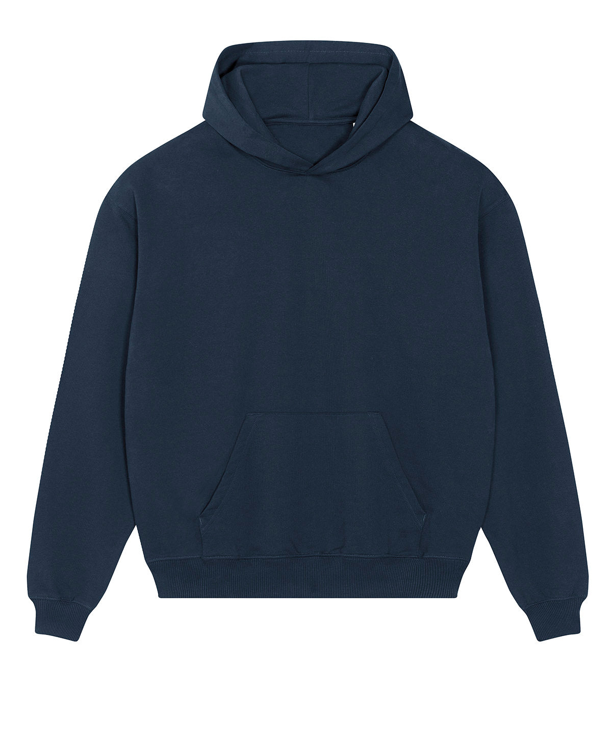 Tryck din logga på Hoodies från Stanley/Stella - Anpassa Unisex Cooper dry hoodie sweatshirt i färgen Marinblå för företag, föreningar och privatpersoner