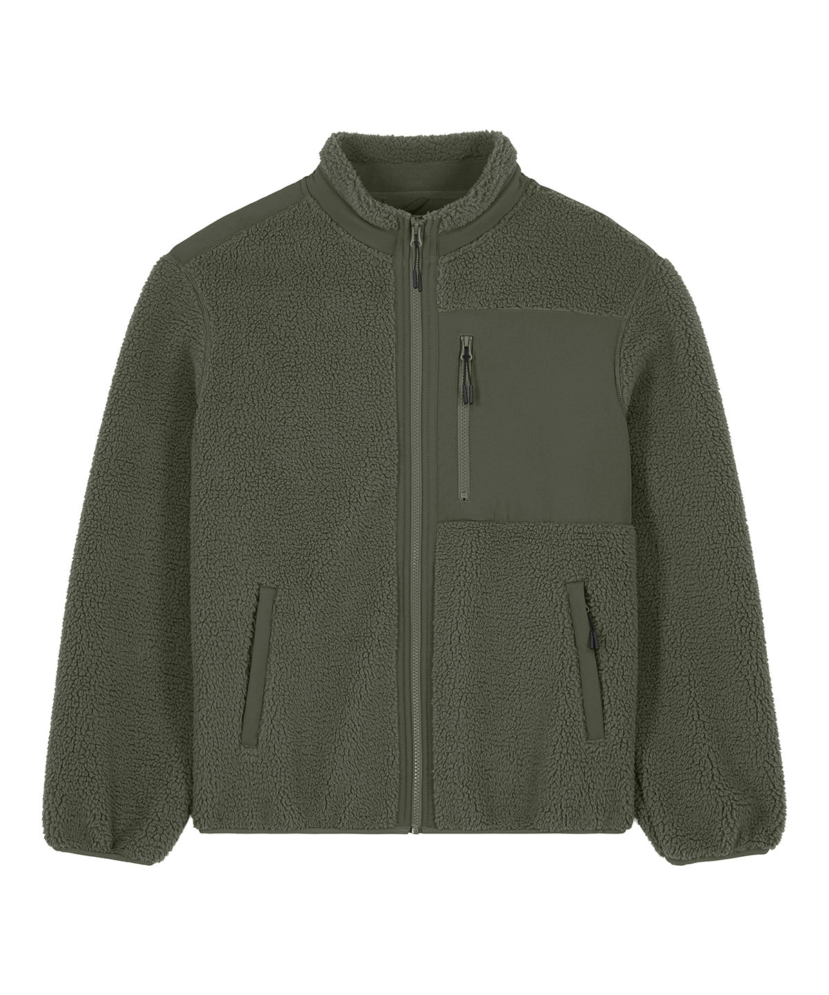 Tryck din logga på Fleece från Stanley/Stella - Anpassa Brooker i färgen Khaki för företag, föreningar och privatpersoner