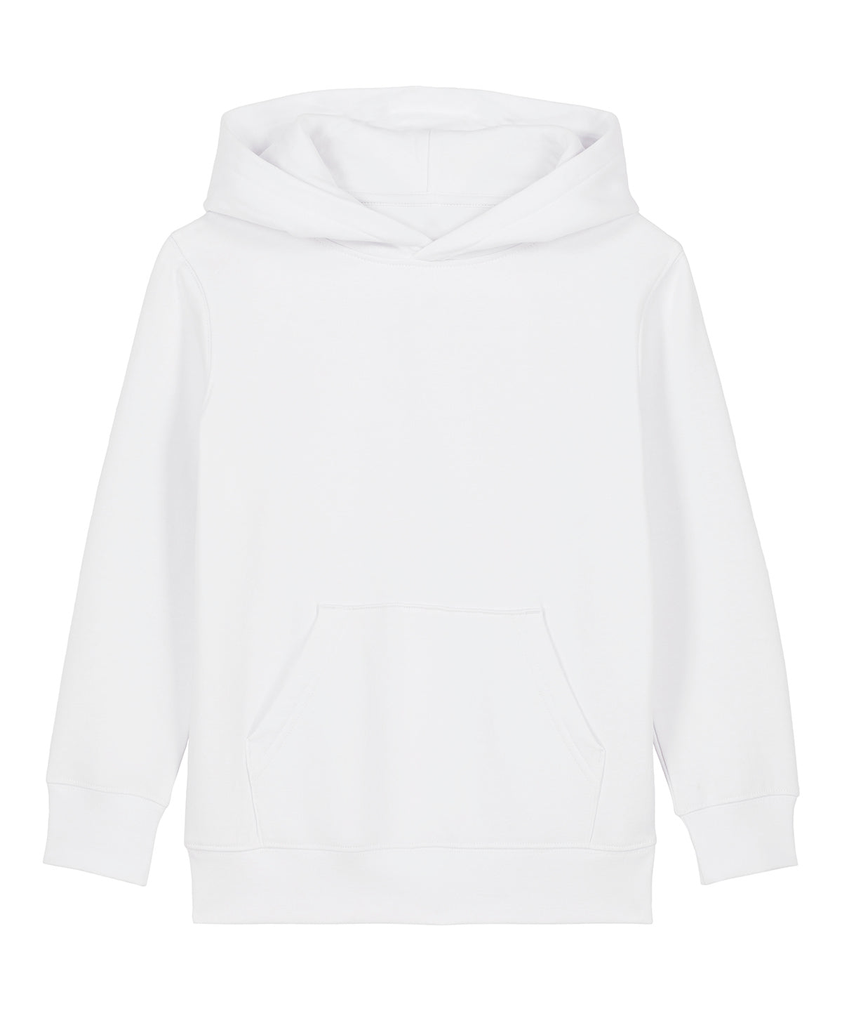 Tryck din logga på Hoodies från Stanley/Stella - Anpassa Barn Mini Cruiser 2.0 ikonisk huvtröja sweatshirt i färgen Vit för företag, föreningar och privatpersoner
