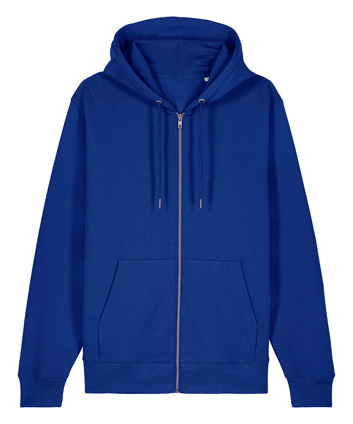 Tryck din logga på Hoodies från Stanley/Stella - Anpassa Unisex Cultivator 2.0 ikonisk huvtröja med genomgående dragkedja och sweatshirt i färgen Royal för företag, föreningar och privatpersoner