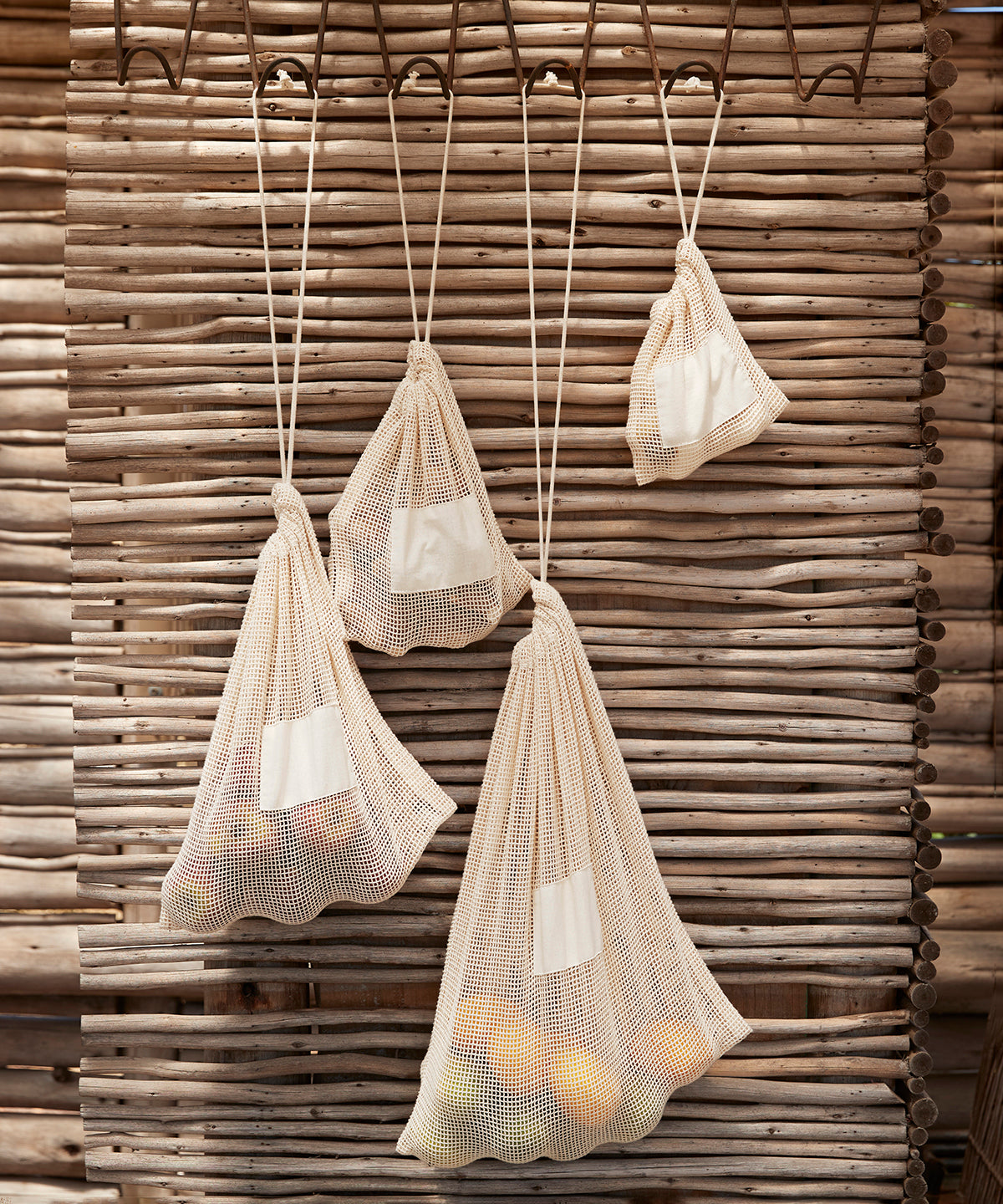 Tryck din logga på Väskor från Westford Mill - Anpassa Nätsäckar av ekologisk bomull i färgen för företag, föreningar och privatpersoner