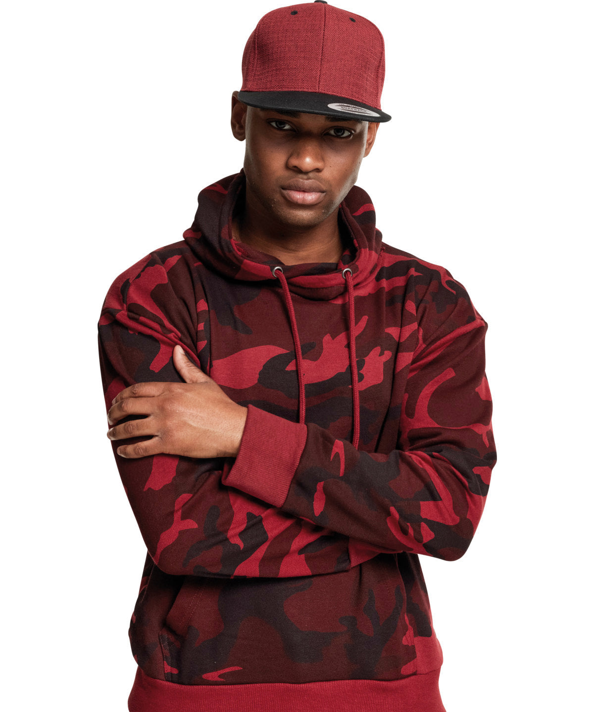 Tryck din logga på Kepsar från Flexfit by Yupoong - Anpassa Melange 2-tonad snapback i färgen för företag, föreningar och privatpersoner