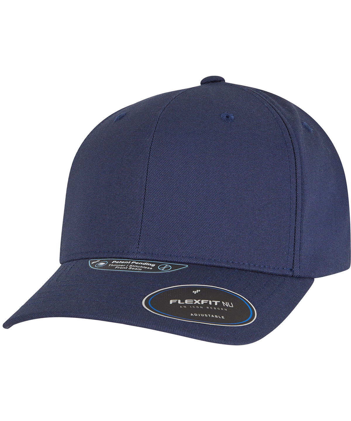 Tryck din logga på Kepsar från Flexfit by Yupoong - Anpassa Flexfit NU justerbar snapback i färgen Marinblå One Size för företag, föreningar och privatpersoner