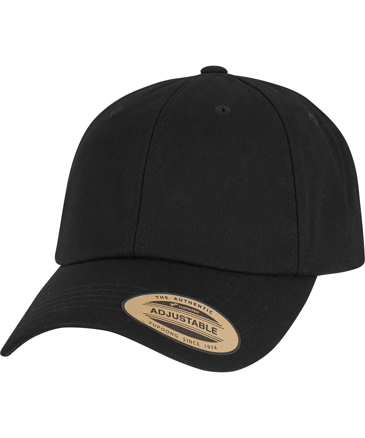 Tryck din logga på Kepsar från Flexfit by Yupoong - Anpassa Flexfit lågprofil keps i färgen Svart One Size för företag, föreningar och privatpersoner