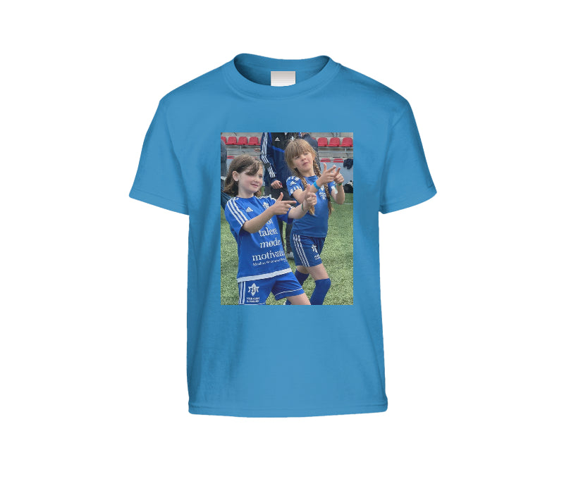 Tryck din logga på T-shirts från Impala Print Shop - Anpassa Original T-shirt – Barn i färgen för företag, föreningar och privatpersoner