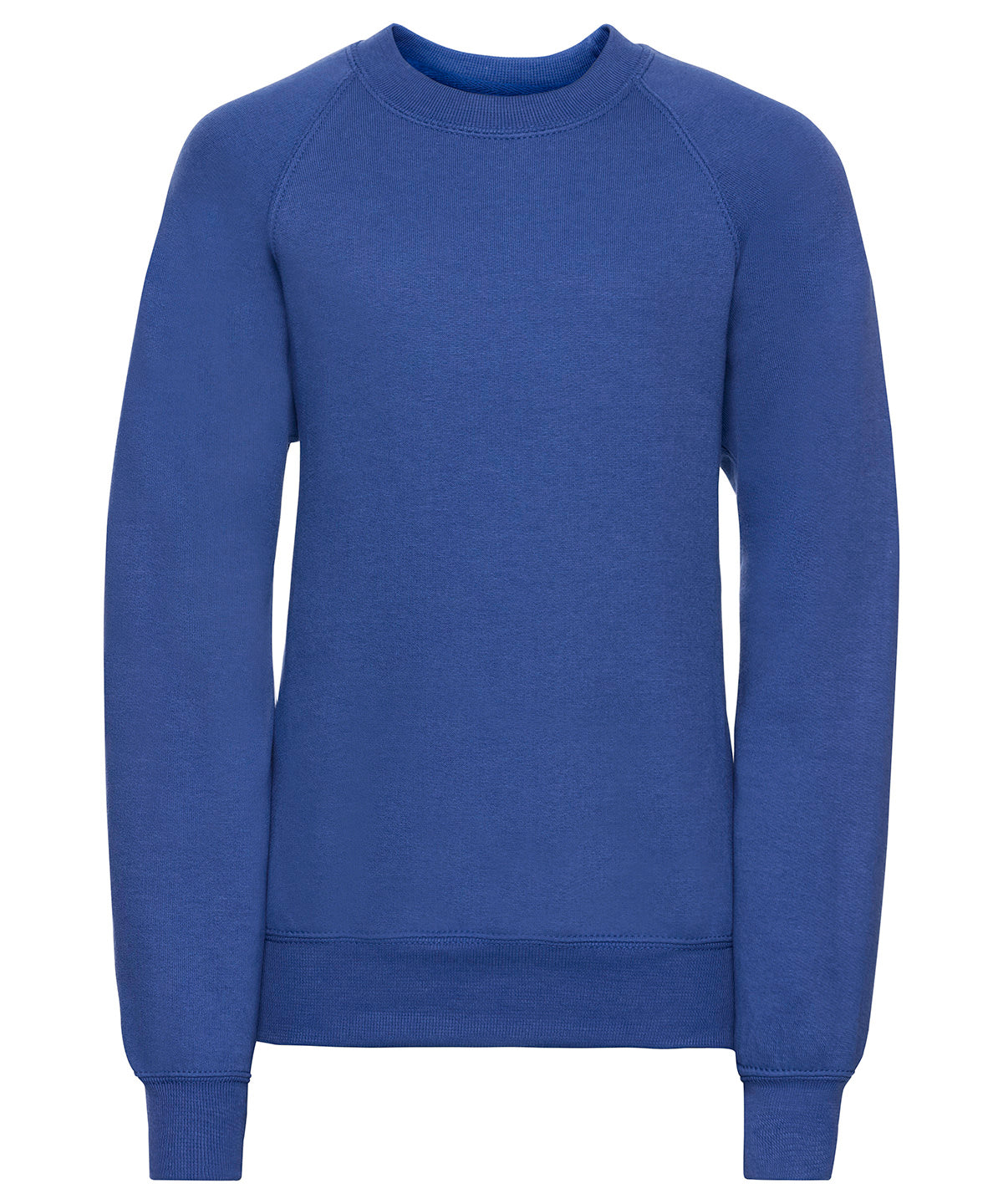 Tryck din logga på Sweatshirts från Russell Europe - Anpassa (7620B) Sweatshirt med raglanärm för barn i färgen Royal för företag, föreningar och privatpersoner