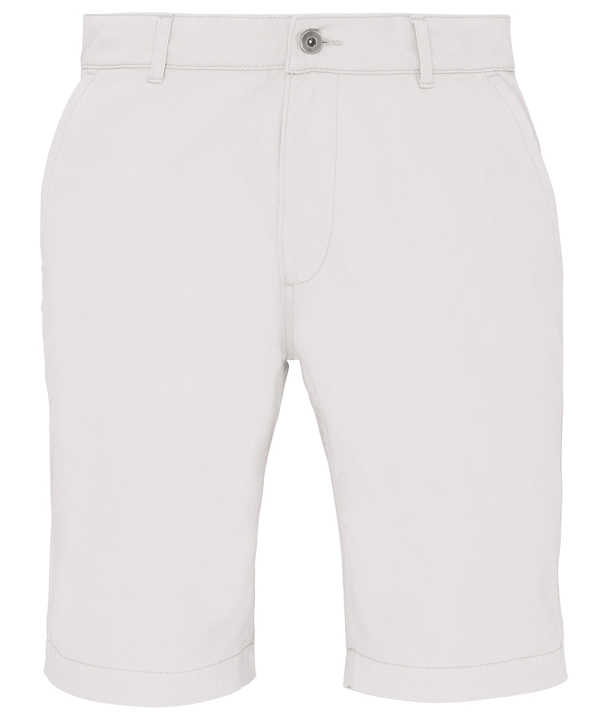 Tryck din logga på Shorts från Asquith & Fox - Anpassa (AQ051) Chino shorts för män i färgen Vit för företag, föreningar och privatpersoner