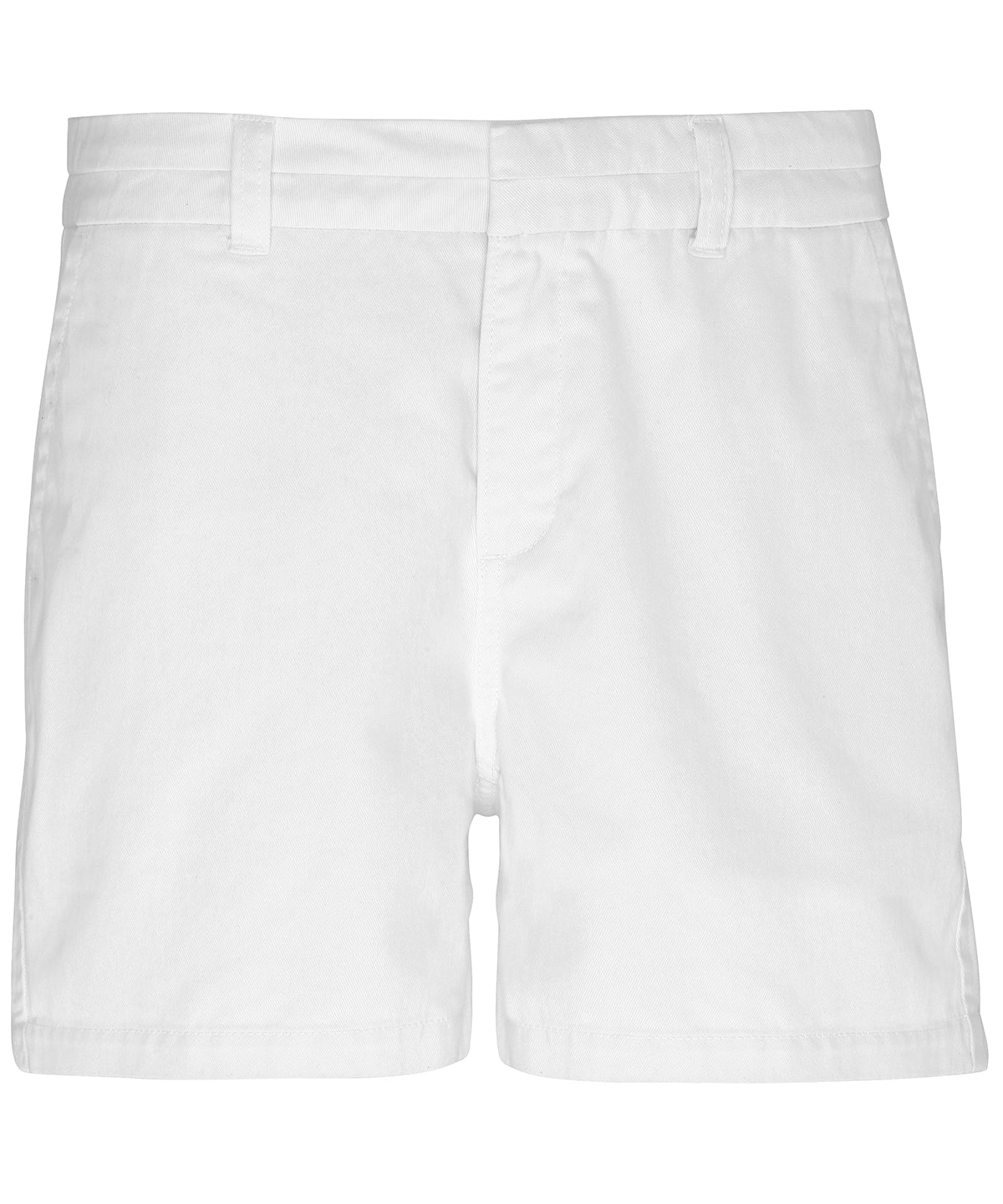 Tryck din logga på Shorts från Asquith & Fox - Anpassa (AQ061) Chino shorts för dam i färgen Vit för företag, föreningar och privatpersoner