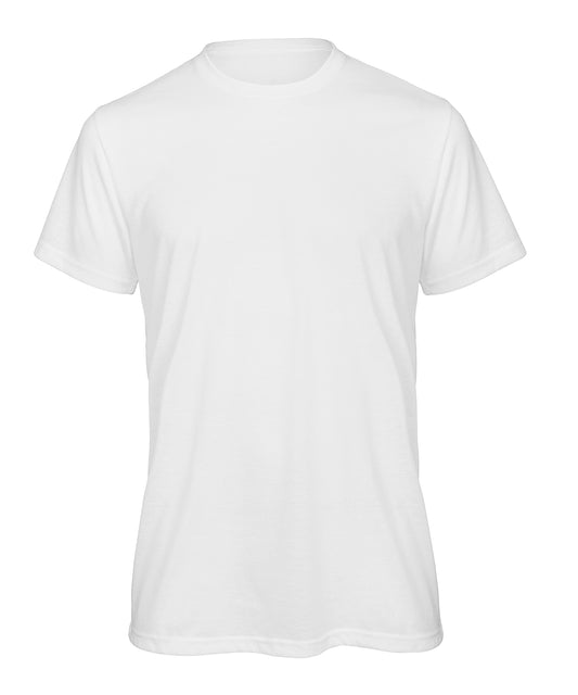 Tryck din logga på T-shirts från B&C Collection - Anpassa (BA123) B&C Sublimering /men i färgen Vit för företag, föreningar och privatpersoner