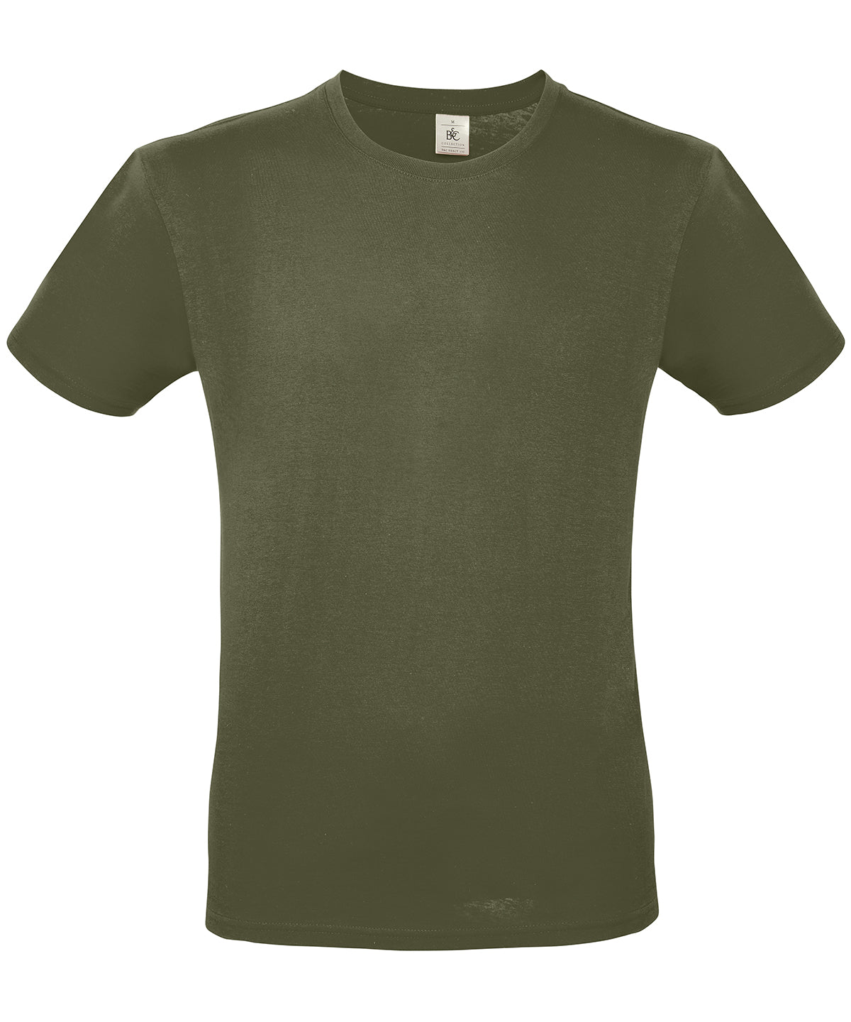 Tryck din logga på T-shirts från B&C Collection - Anpassa (4BA210) B&C #E150 i färgen Khaki för företag, föreningar och privatpersoner