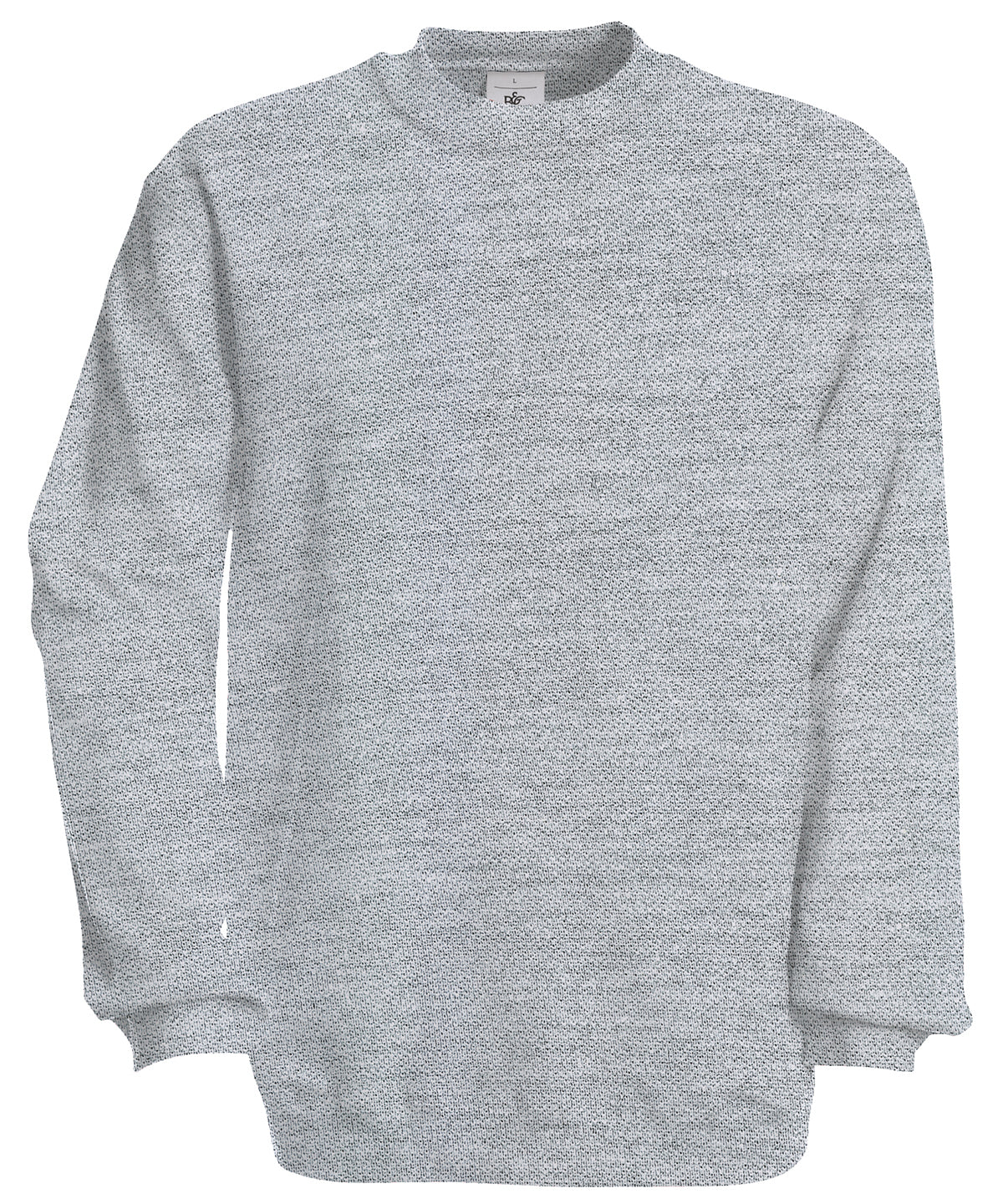 Tryck din logga på Sweatshirts från B&C Collection - Anpassa (BA401) B&C Set-in sweatshirt i färgen Ljunggrå för företag, föreningar och privatpersoner