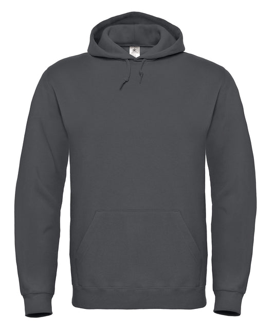 Tryck din logga på Hoodies från B&C Collection - Anpassa (BA405) B&C ID.003 Sweatshirt med huva i färgen Mörkgrå för företag, föreningar och privatpersoner