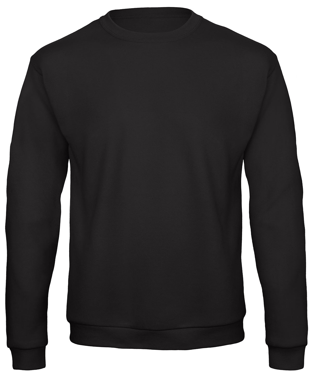 Tryck din logga på Sweatshirts från B&C Collection - Anpassa (BA409) B&C ID.202 50/50 sweatshirt i färgen Svart för företag, föreningar och privatpersoner