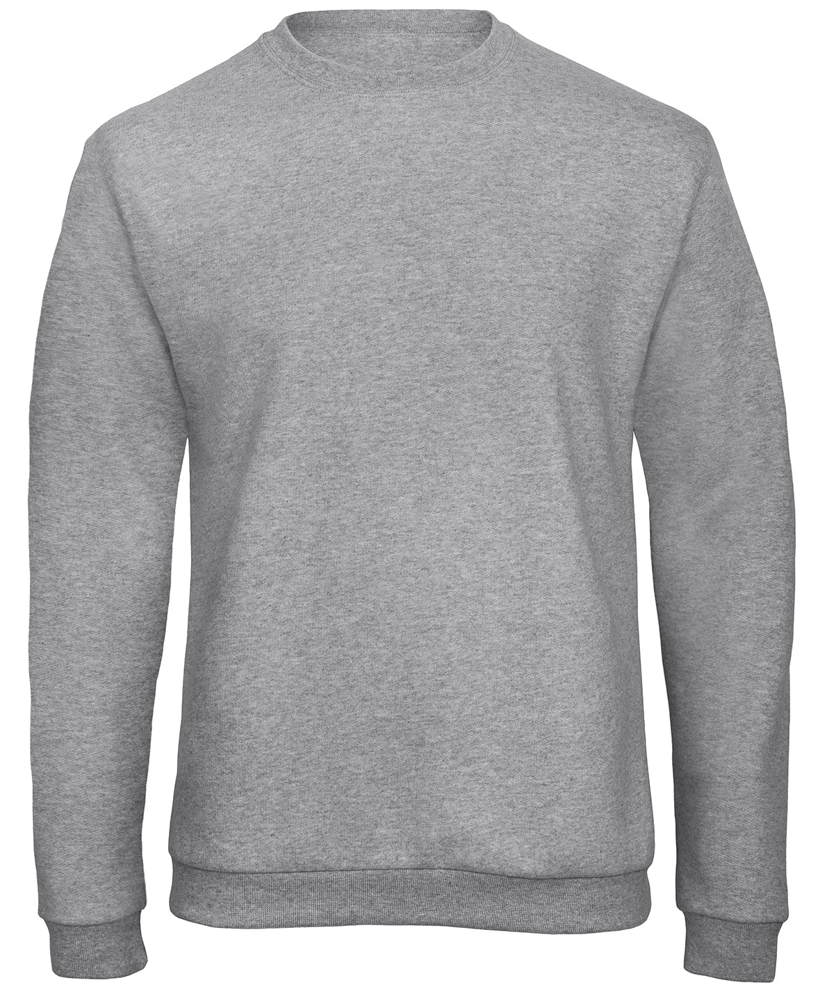 Tryck din logga på Sweatshirts från B&C Collection - Anpassa (BA409) B&C ID.202 50/50 sweatshirt i färgen Ljunggrå för företag, föreningar och privatpersoner