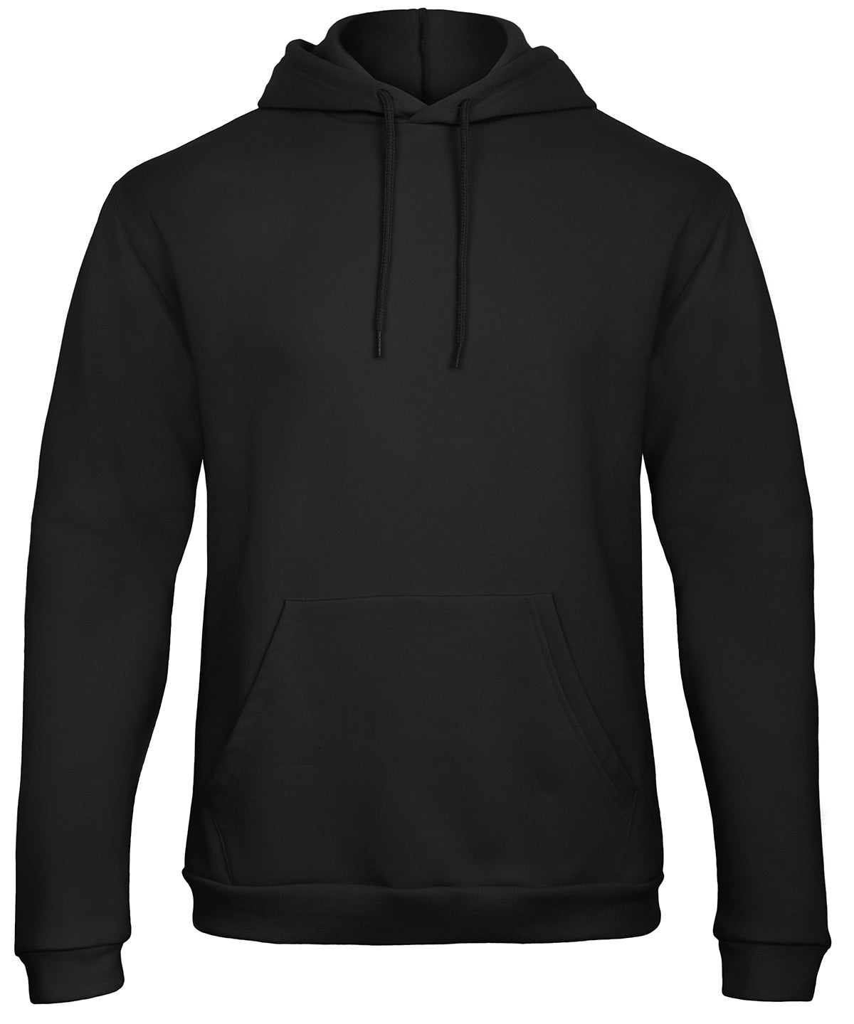 Tryck din logga på Hoodies från B&C Collection - Anpassa (BA411) B&C ID.203 50/50 sweatshirt i färgen Svart för företag, föreningar och privatpersoner