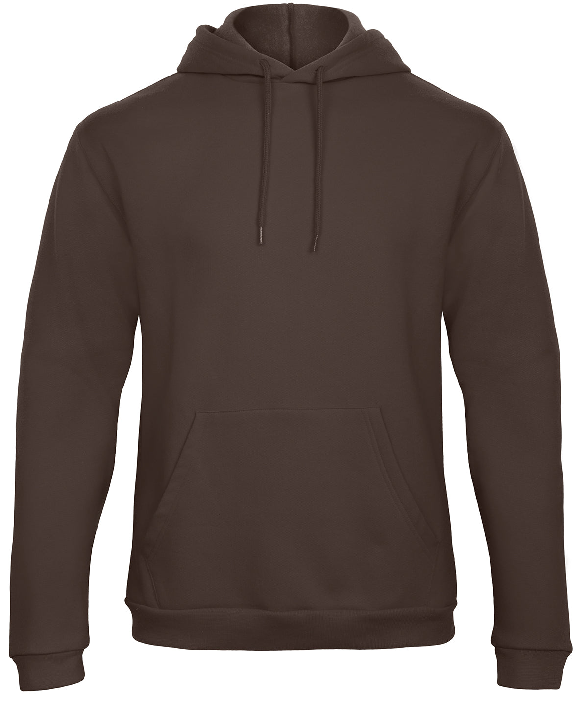 Tryck din logga på Hoodies från B&C Collection - Anpassa (BA411) B&C ID.203 50/50 sweatshirt i färgen Mörkbrun för företag, föreningar och privatpersoner