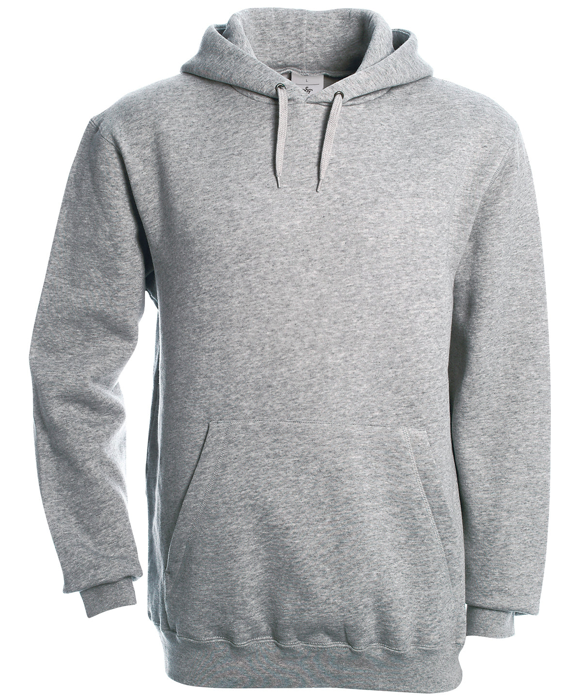 Tryck din logga på Hoodies från B&C Collection - Anpassa (BA420) B&C Sweatshirt med huva i färgen Ljunggrå för företag, föreningar och privatpersoner