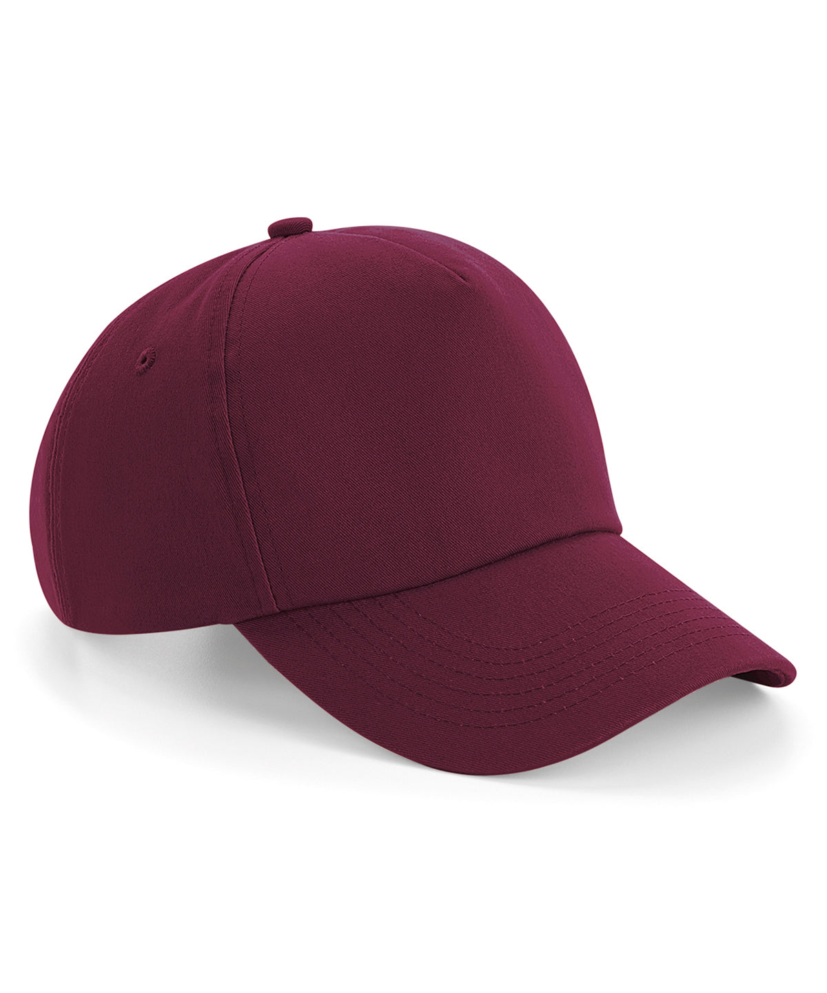 Tryck din logga på Kepsar från Beechfield - Anpassa (BC025) Autentisk 5-panel keps i färgen Burgundy One Size för företag, föreningar och privatpersoner