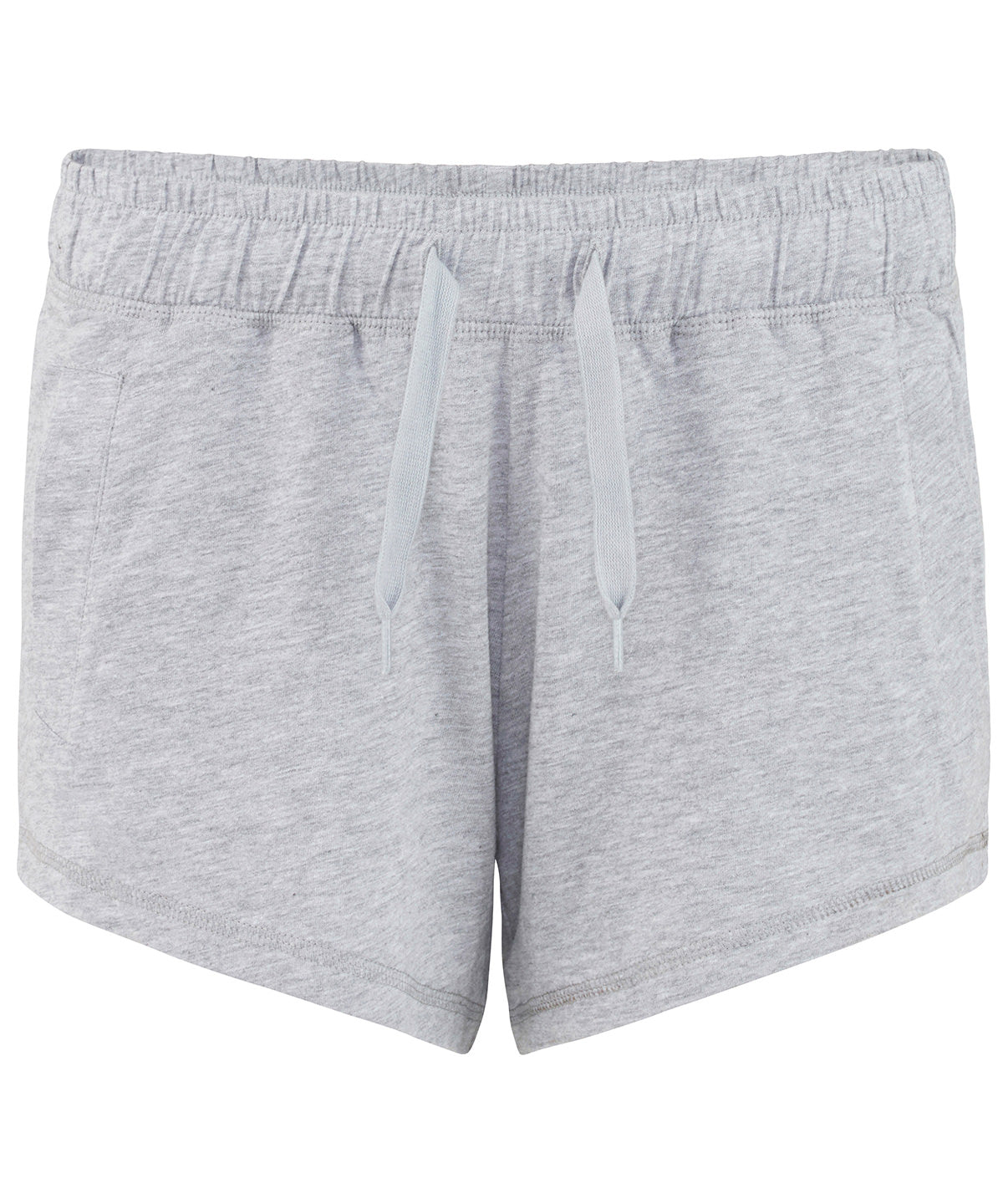 Tryck din logga på Shorts från Comfy Co - Anpassa (CC055) Gals lounge shorts i färgen Ljunggrå för företag, föreningar och privatpersoner