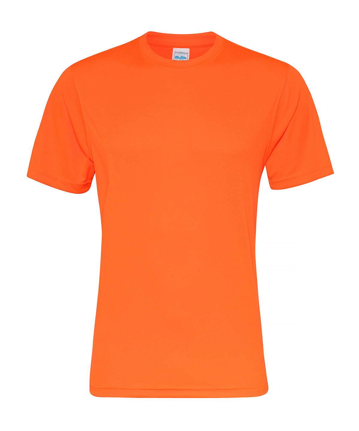 Tryck din logga på T-shirts från AWDis Just Cool - Anpassa (JC020) Sval och mjuk T i färgen Neon orange för företag, föreningar och privatpersoner