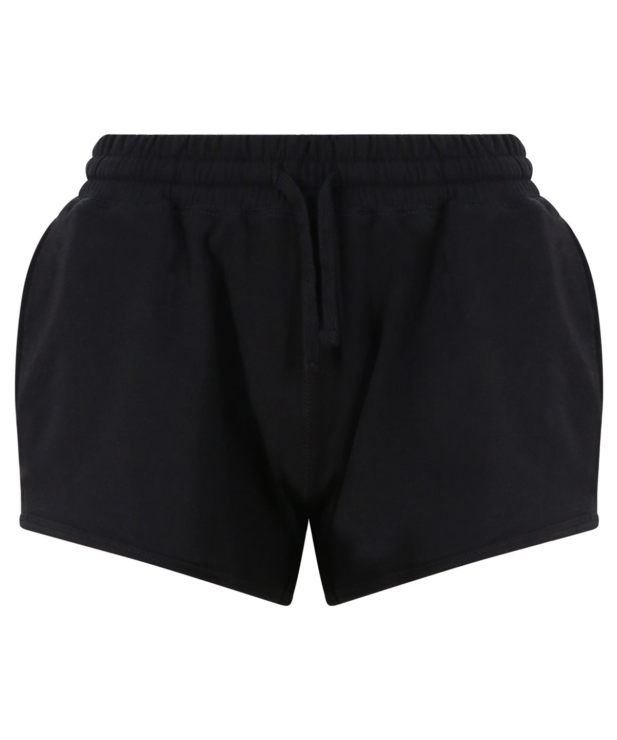 Tryck din logga på Shorts från AWDis Just Cool - Anpassa (JC074) Coola joggingshorts för damer i färgen Svart för företag, föreningar och privatpersoner