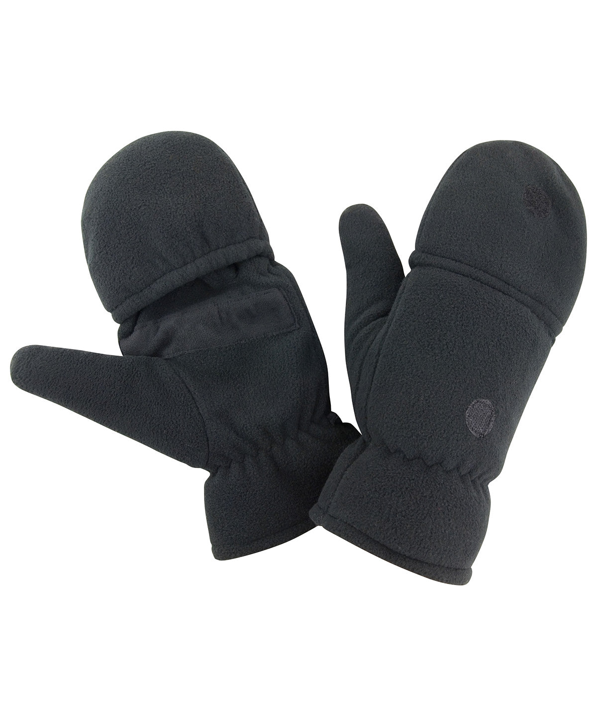 Tryck din logga på Handskar från Result Winter Essentials - Anpassa (R363X) Palmgrip handske-mitt i färgen Svart för företag, föreningar och privatpersoner