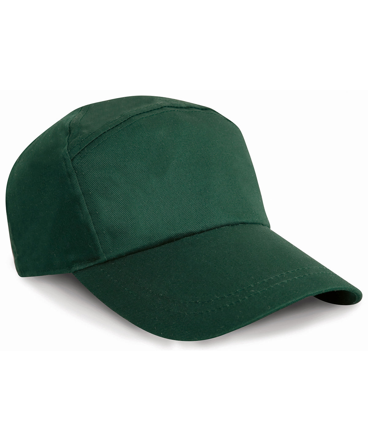 Tryck din logga på Kepsar från Result Headwear - Anpassa (RC02X) 7-panel reklamkeps i färgen Djup grön One Size för företag, föreningar och privatpersoner