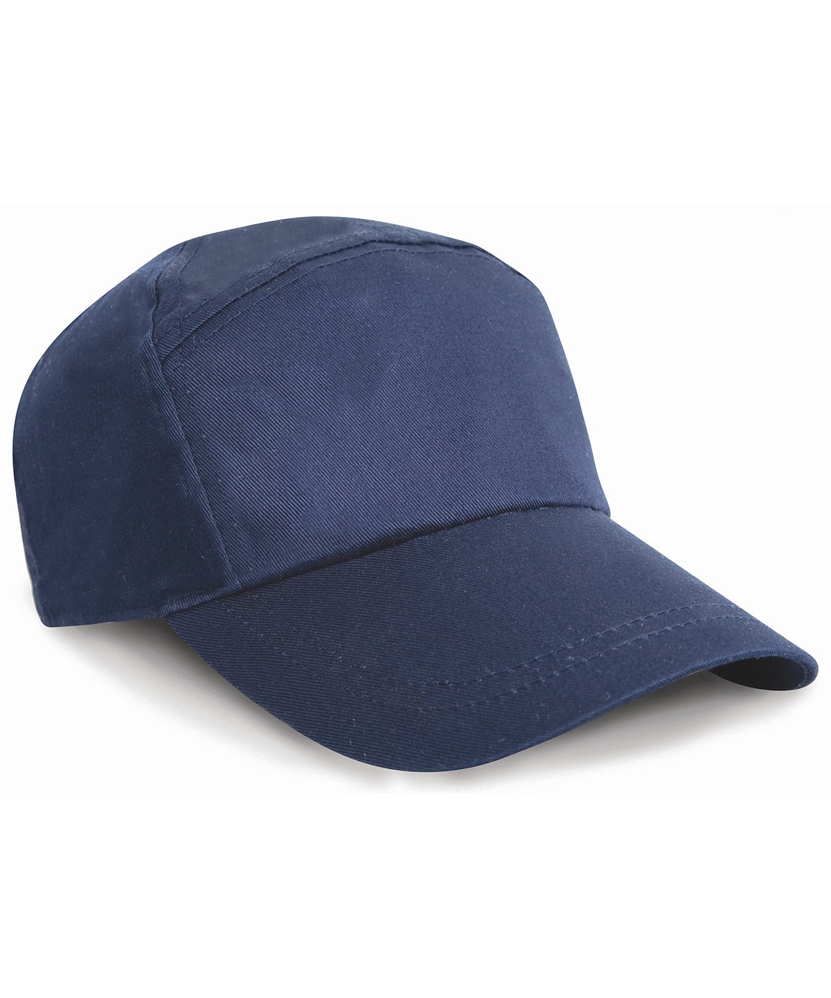 Tryck din logga på Kepsar från Result Headwear - Anpassa (RC02X) 7-panel reklamkeps i färgen Marinblå One Size för företag, föreningar och privatpersoner