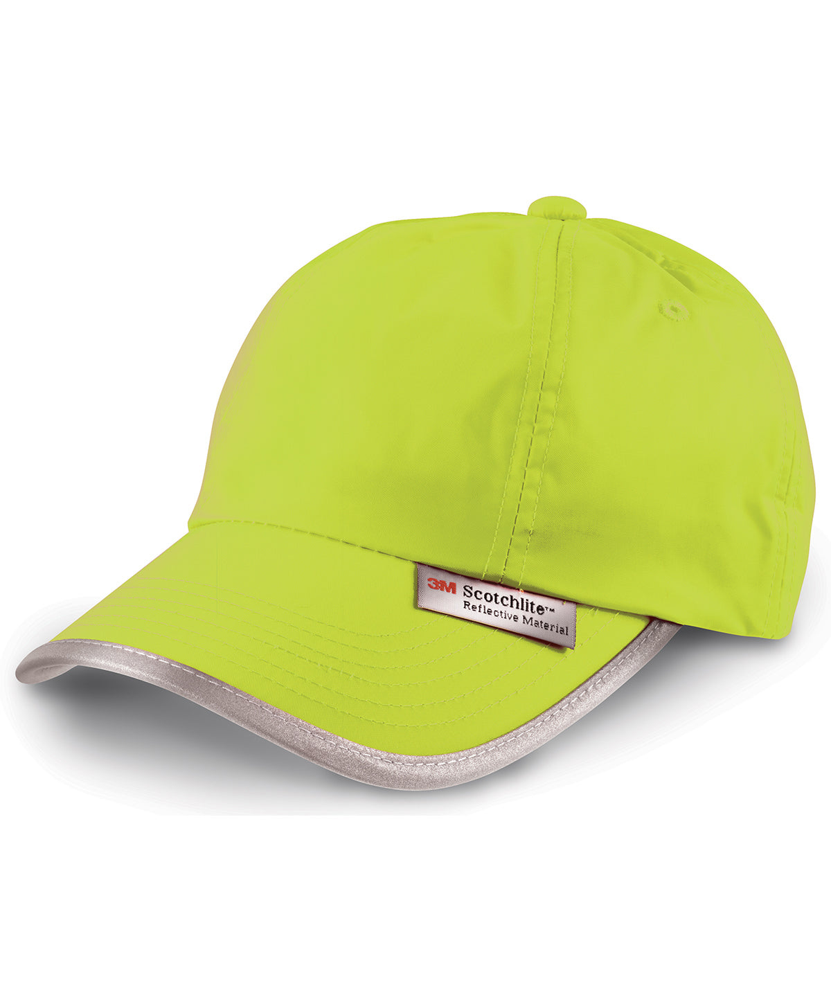 Tryck din logga på Kepsar från Result Headwear - Anpassa (RC35X) Keps med hög synlighet i färgen Neon gul One Size för företag, föreningar och privatpersoner