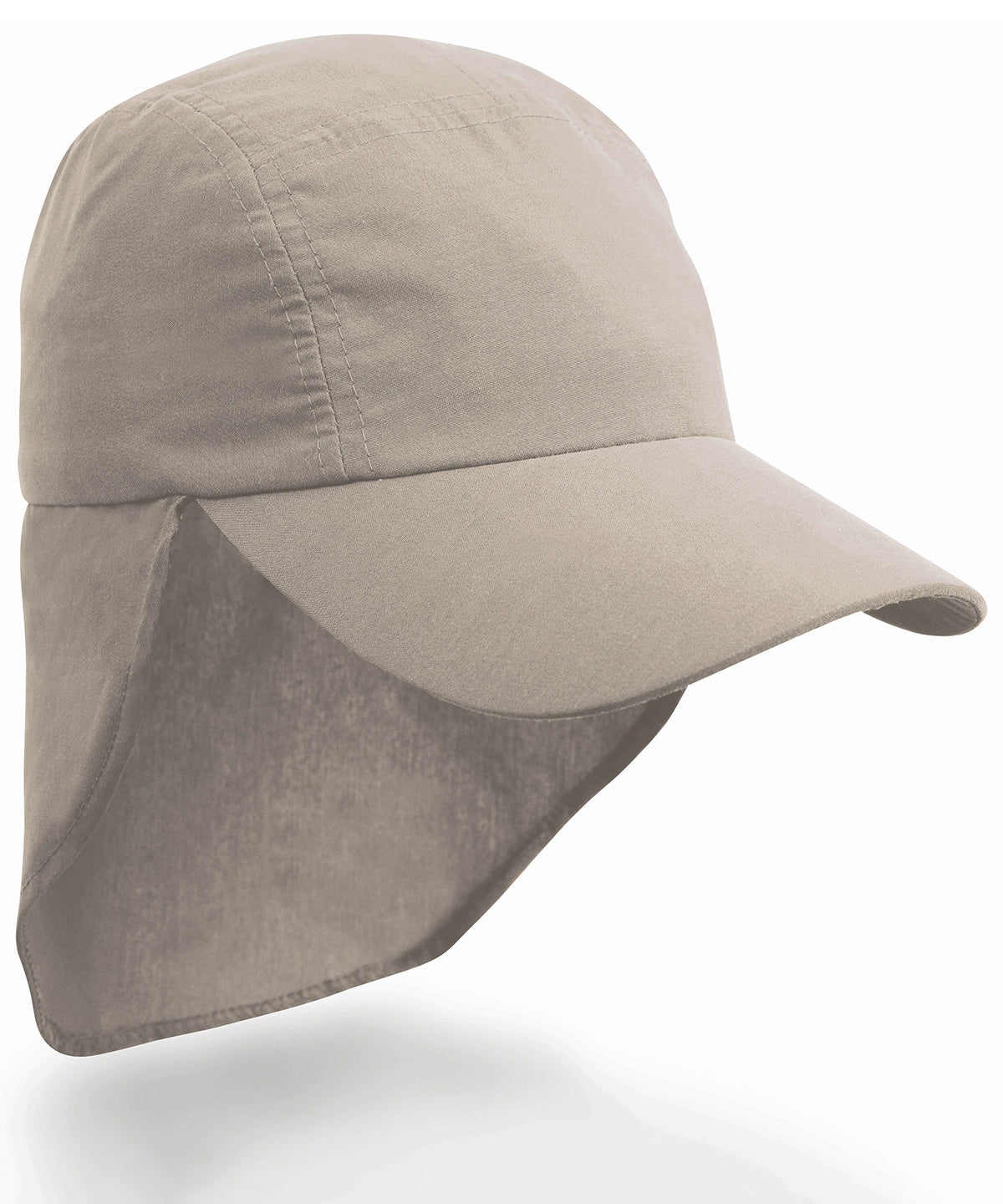 Tryck din logga på Kepsar från Result Headwear - Anpassa (RC69X) Legionärshatt i färgen Khaki One Size för företag, föreningar och privatpersoner