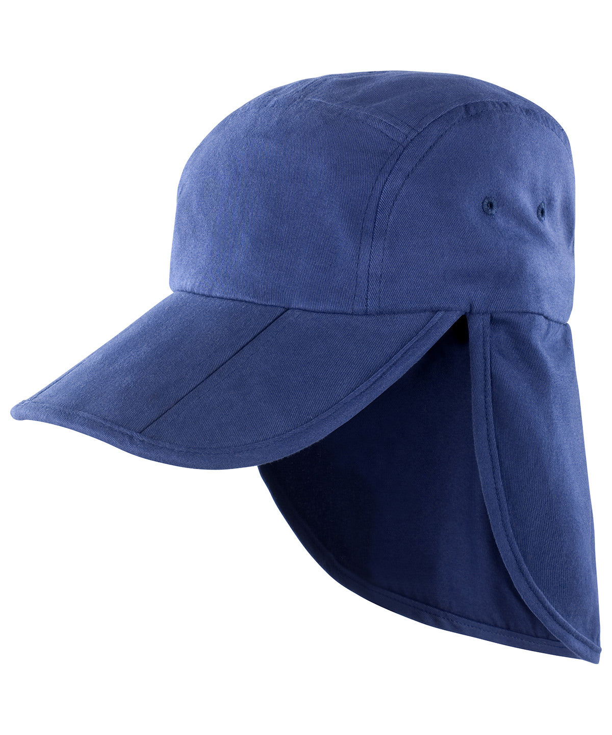 Tryck din logga på Kepsar från Result Headwear - Anpassa (RC76X) Uppfällbar legionärsmössa i färgen Royal One Size för företag, föreningar och privatpersoner