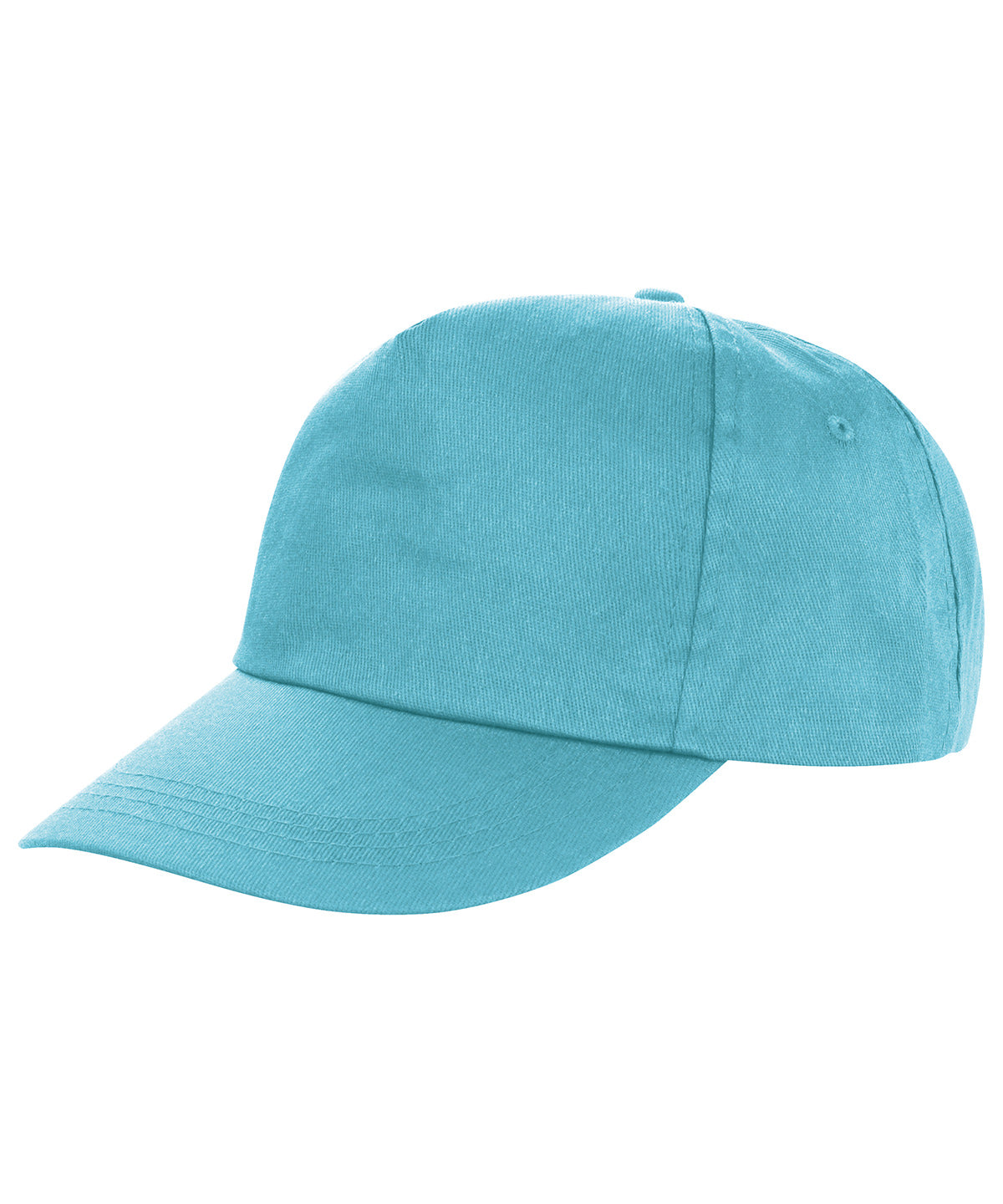 Tryck din logga på Kepsar från Result Headwear - Anpassa (RC80X) Houston 5-panel tryckerihatt i färgen Turkos One Size för företag, föreningar och privatpersoner