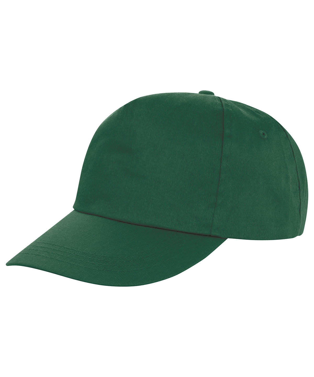 Tryck din logga på Kepsar från Result Headwear - Anpassa (RC80X) Houston 5-panel tryckerihatt i färgen Djup grön One Size för företag, föreningar och privatpersoner