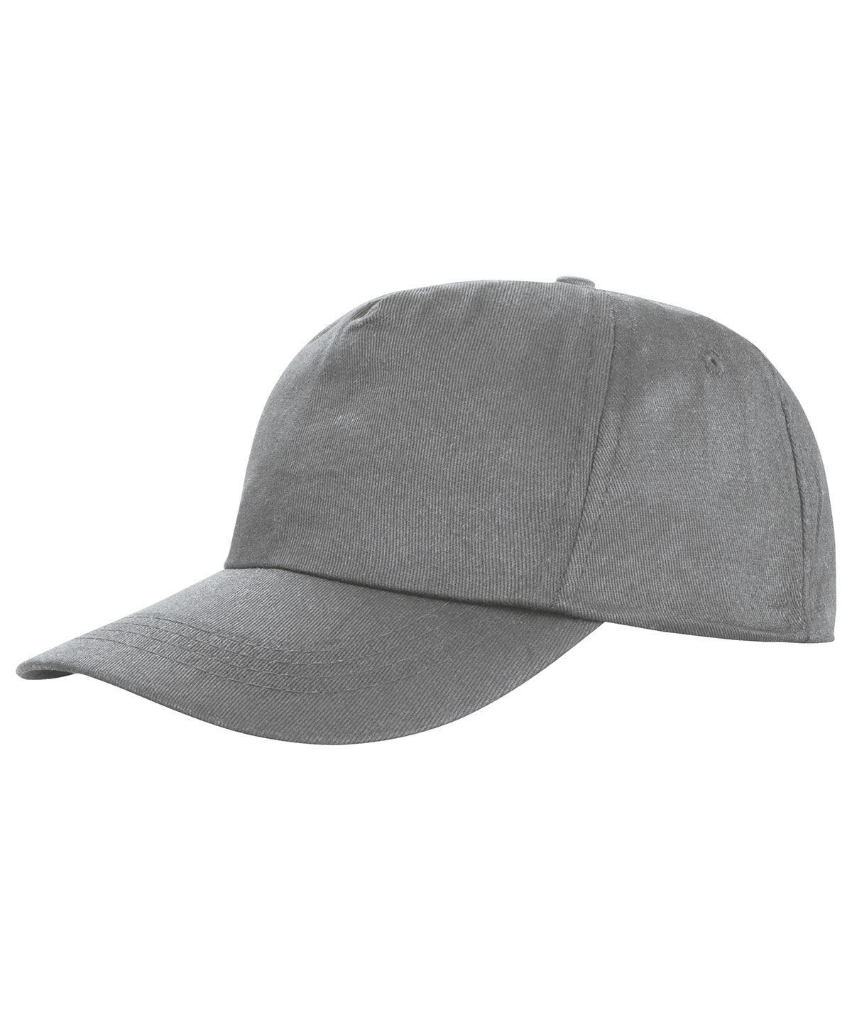 Tryck din logga på Kepsar från Result Headwear - Anpassa (RC80X) Houston 5-panel tryckerihatt i färgen Ljusgrå One Size för företag, föreningar och privatpersoner