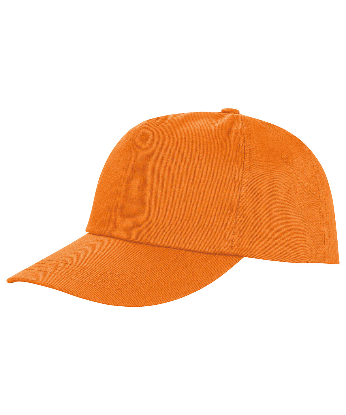 Tryck din logga på Kepsar från Result Headwear - Anpassa (RC80X) Houston 5-panel tryckerihatt i färgen Mellan Orange One Size för företag, föreningar och privatpersoner