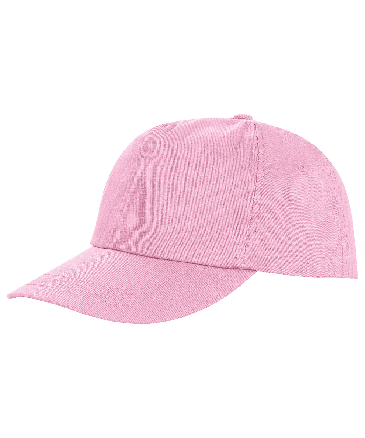 Tryck din logga på Kepsar från Result Headwear - Anpassa (RC80X) Houston 5-panel tryckerihatt i färgen Ljusrosa One Size för företag, föreningar och privatpersoner