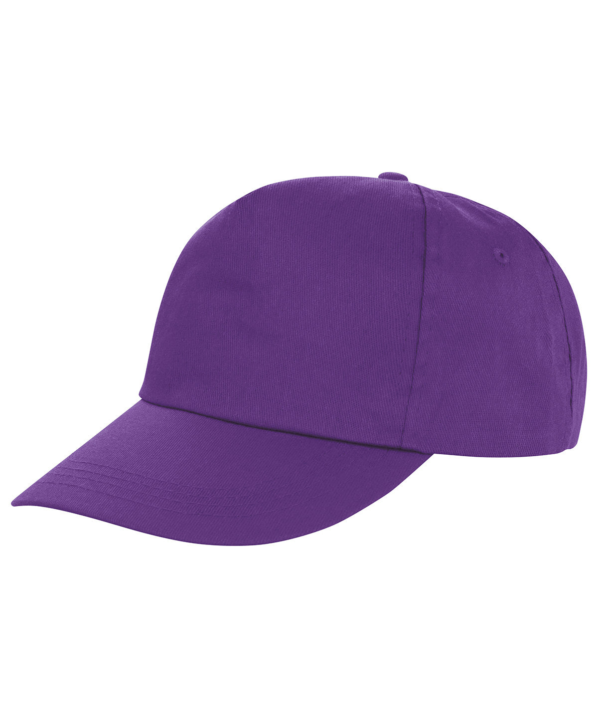 Tryck din logga på Kepsar från Result Headwear - Anpassa (RC80X) Houston 5-panel tryckerihatt i färgen Mörk lila One Size för företag, föreningar och privatpersoner