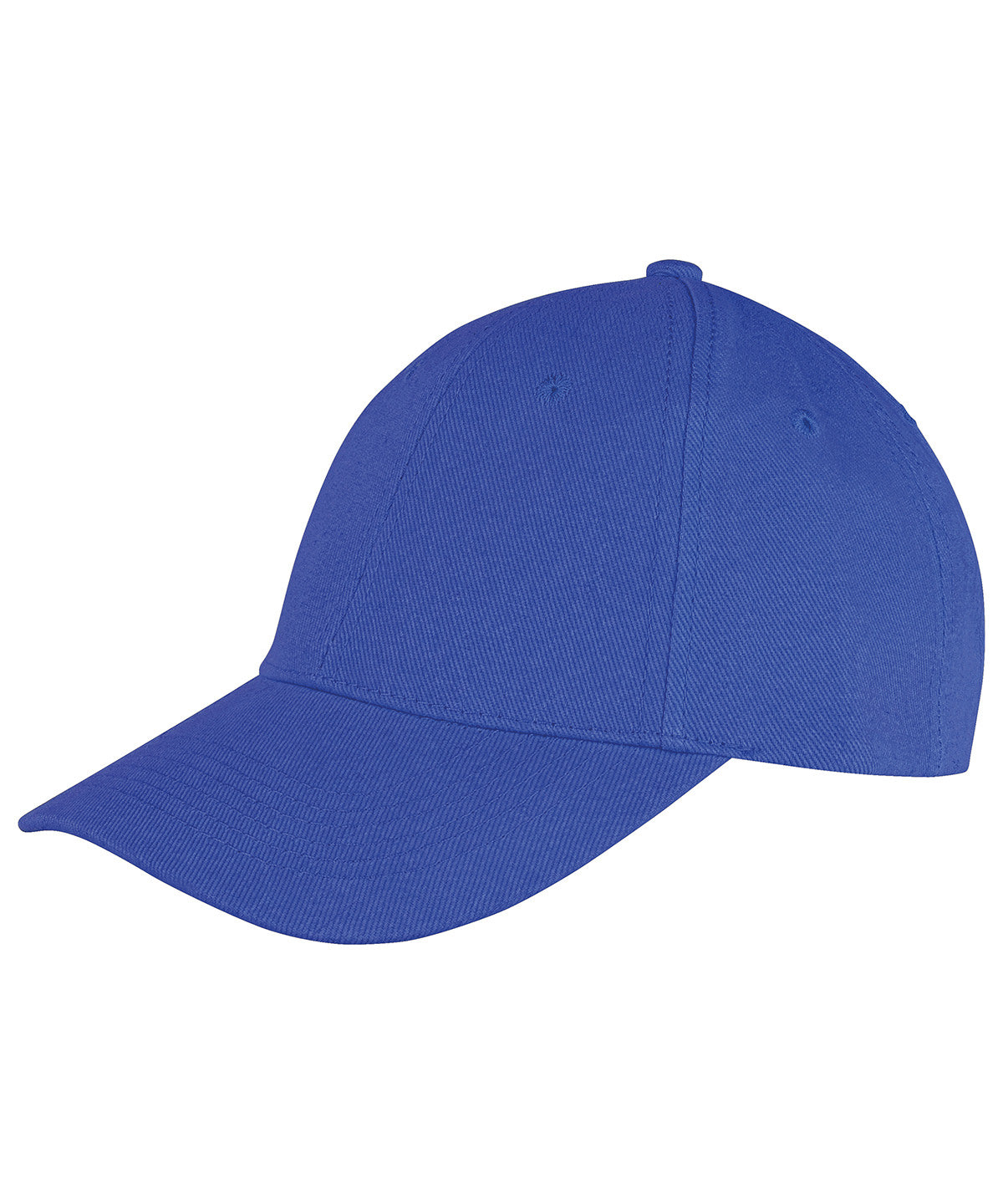 Tryck din logga på Kepsar från Result Headwear - Anpassa (RC81X) Memphis 6-panel lågprofilkeps i borstad bomull i färgen Royal One Size för företag, föreningar och privatpersoner