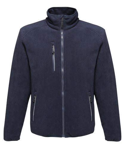 Tryck din logga på Fleece från Regatta Professional - Anpassa Omicron III vattentät fleece i färgen Marinblå för företag, föreningar och privatpersoner