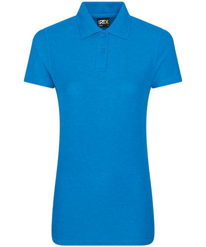 Tryck din logga på Piké från ProRTX - Anpassa Piké för damer i färgen Safir för företag, föreningar och privatpersoner