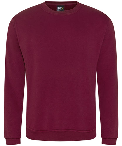 Tryck din logga på Sweatshirts från ProRTX - Anpassa Pro sweatshirt i färgen Burgundy för företag, föreningar och privatpersoner