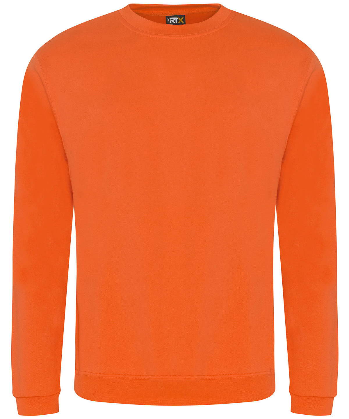 Tryck din logga på Sweatshirts från ProRTX - Anpassa Pro sweatshirt i färgen Mellan Orange för företag, föreningar och privatpersoner