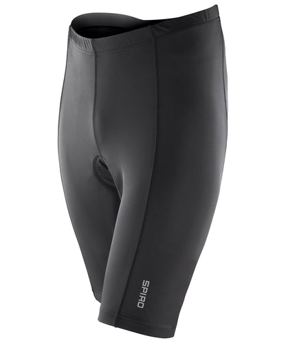 Tryck din logga på Shorts från Spiro - Anpassa Vadderade shorts för cykelkläder i färgen Svart för företag, föreningar och privatpersoner