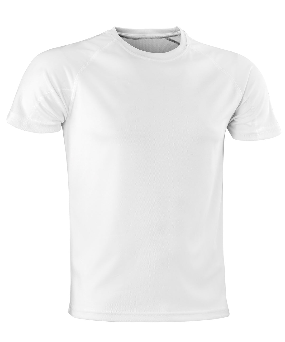 Tryck din logga på T-shirts från Spiro - Anpassa (2S287X) Prestanda Aircool tee i färgen Vit för företag, föreningar och privatpersoner