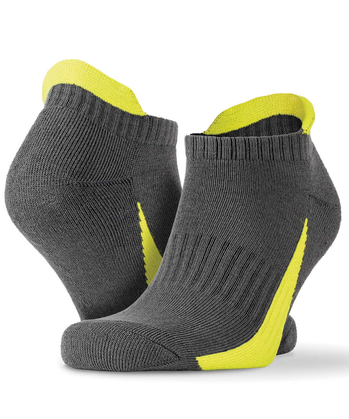 Tryck din logga på Strumpor från Spiro - Anpassa (S293X) 3-pack sport-sneakersockor i färgen Mörkgrå för företag, föreningar och privatpersoner