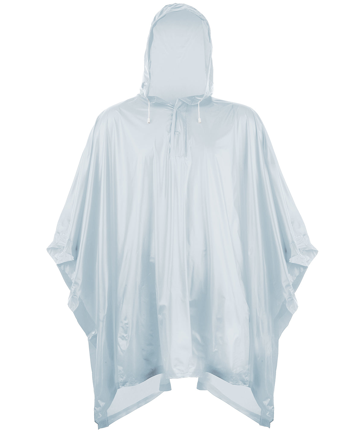 Tryck din logga på Ponchos från Splashmacs - Anpassa (SC010) Poncho av plast i färgen Silver One Size för företag, föreningar och privatpersoner