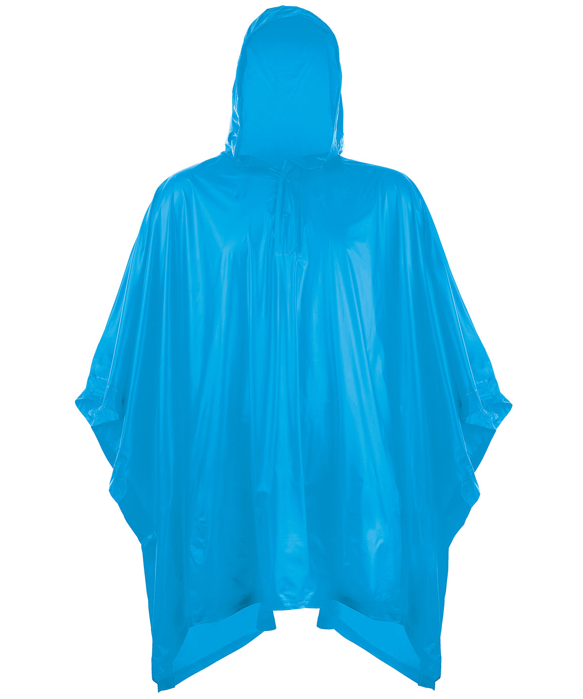 Tryck din logga på Ponchos från Splashmacs - Anpassa (SC019) Poncho i plast för barn i färgen Safir One Size för företag, föreningar och privatpersoner