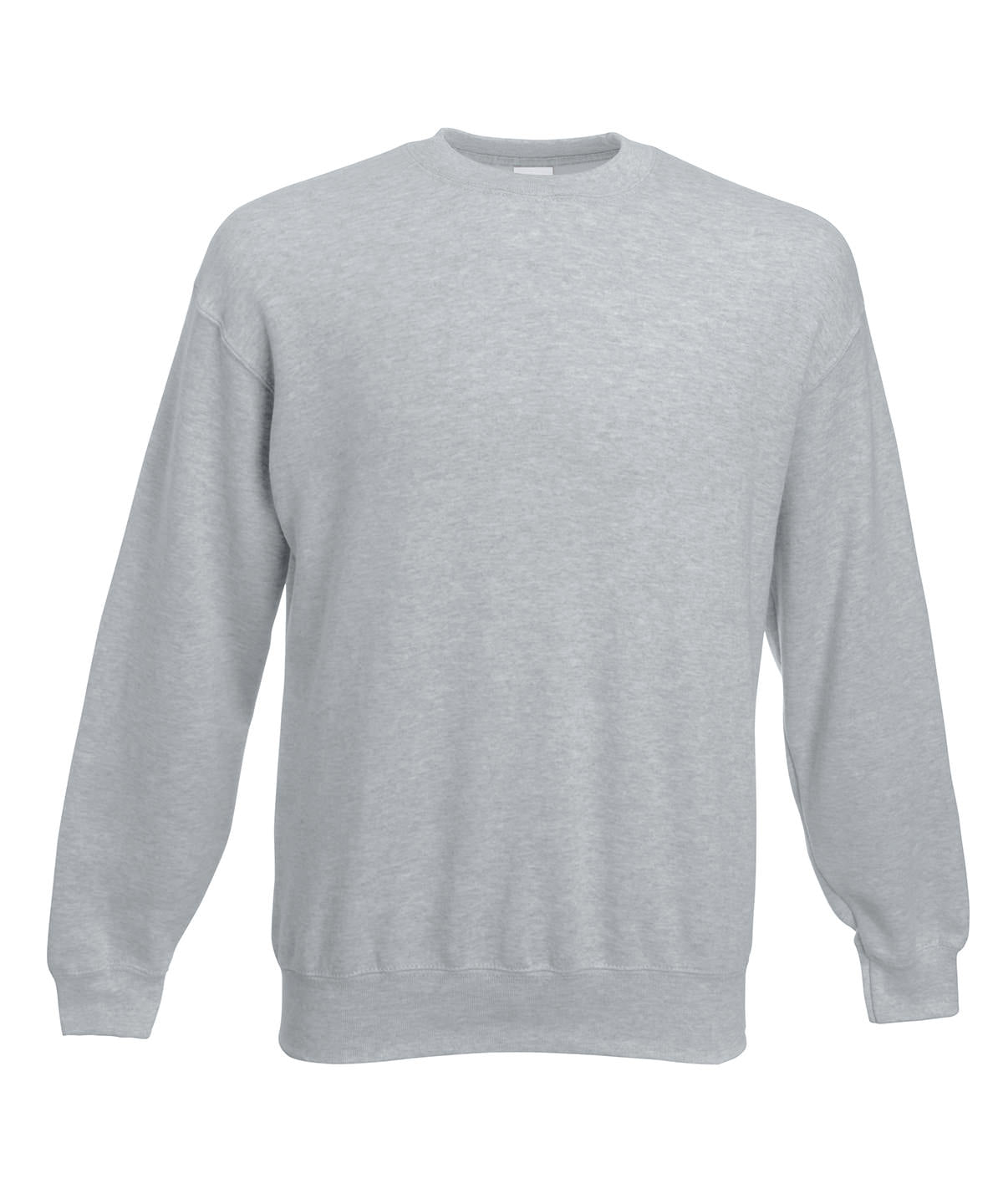 Tryck din logga på Sweatshirts från Fruit of the Loom - Anpassa (SS800) Premium 70/30 set-in sweatshirt i färgen Ljunggrå för företag, föreningar och privatpersoner