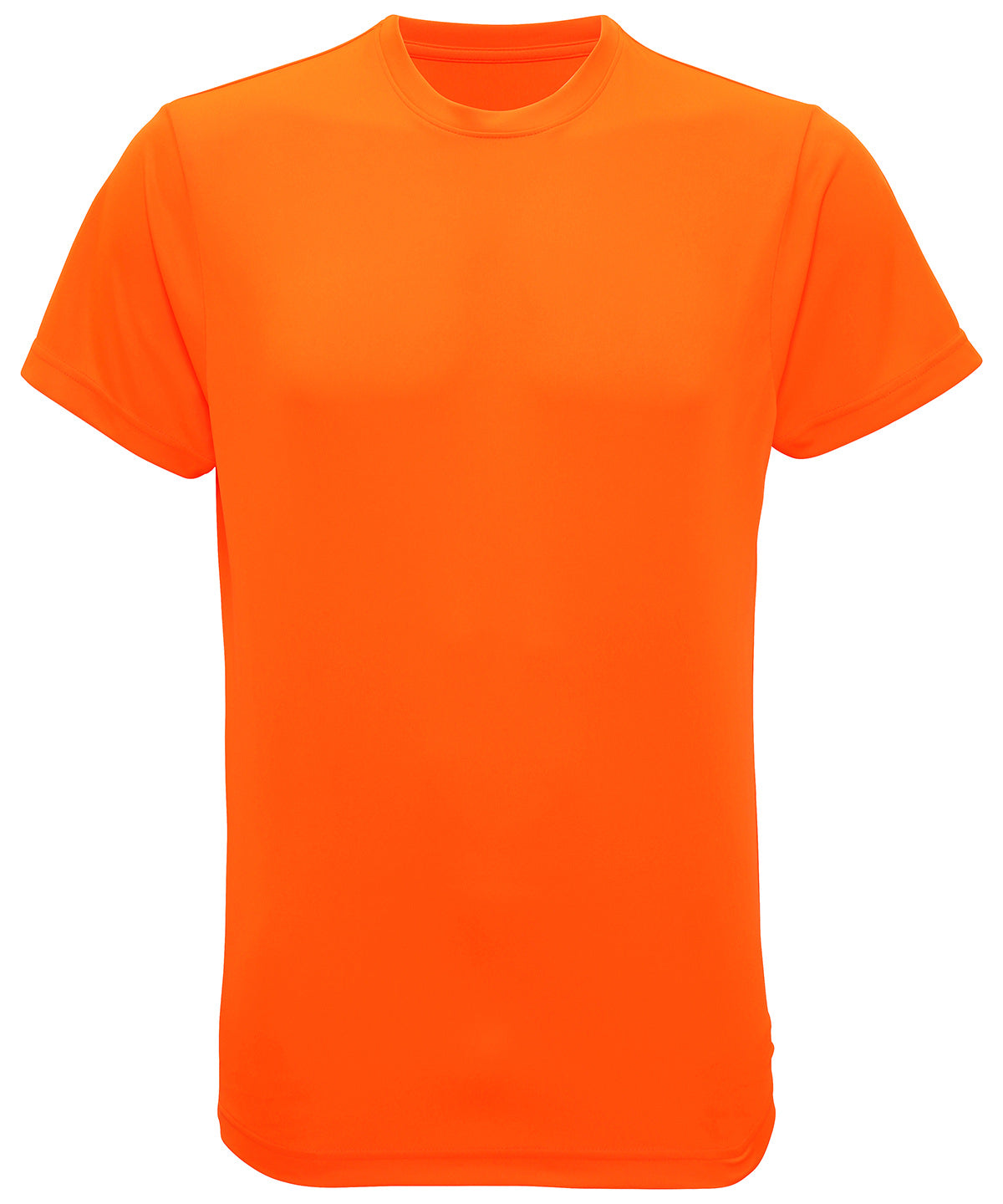 Tryck din logga på T-shirts från TriDri - Anpassa (2TR010) TriDri t-shirt med prestanda i färgen Neon orange för företag, föreningar och privatpersoner