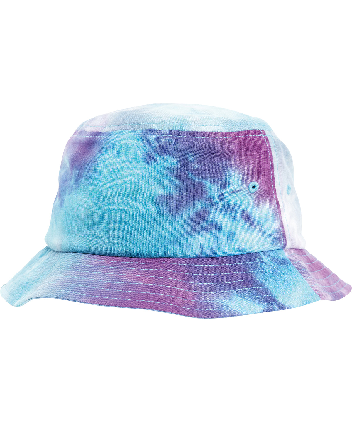 Tryck din logga på Hattar från Flexfit by Yupoong - Anpassa (YP073) Bucket med hatt med festivaltryck i färgen Tie-Dye One Size för företag, föreningar och privatpersoner